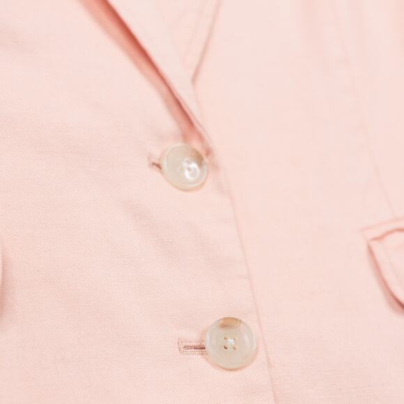 BANANA REPUBLIC‎ Linen Cotton Summer Jacket Corpcore Office Perfect Peach Sz 12 - Picture 6 of 11